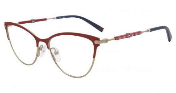 Fila VFI187 Eyeglasses, RED/SILVER (0RDS)