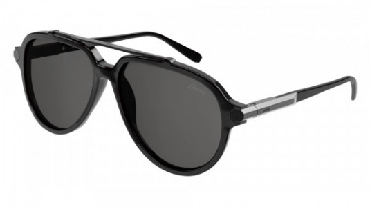 Brioni BR0096S Sunglasses, 001 - BLACK with GREY lenses