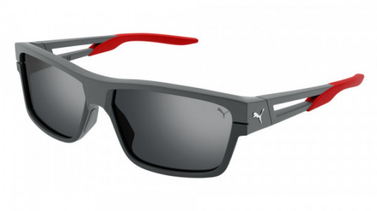 Puma PU0327S Sunglasses, 002 - GREY with BLACK lenses