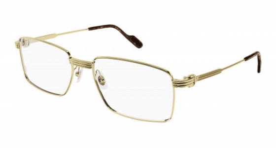 Cartier CT0314O Eyeglasses, 001 - GOLD with TRANSPARENT lenses