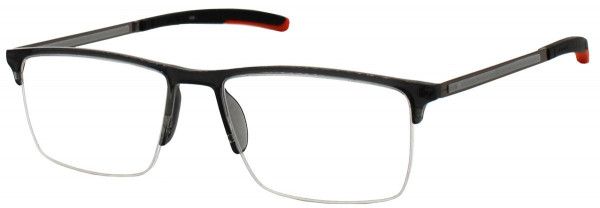 New Balance NBE 13658 Eyeglasses, 2-GREY CRYSTAL