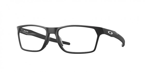 Oakley OX8032 HEX JECTOR Eyeglasses, 803201 HEX JECTOR SATIN BLACK (BLACK)
