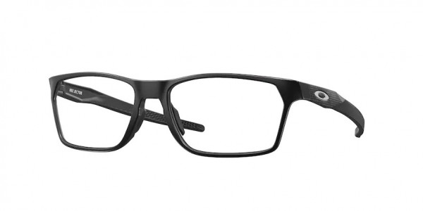 Oakley OX8032 HEX JECTOR Eyeglasses, 803205 HEX JECTOR SATIN BLACK (BLACK)