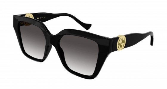 Gucci GG1023S Sunglasses, 008 - BLACK with GREY lenses