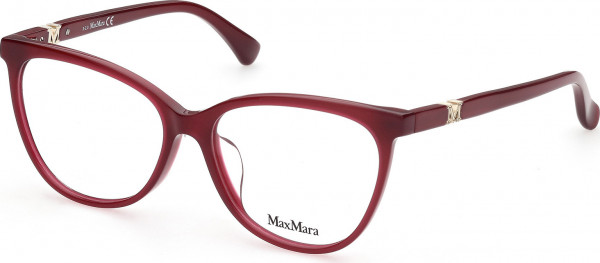 Max Mara MM5018-F Eyeglasses, 001 - Shiny Black / Shiny Black