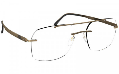 Silhouette Venture KY Eyeglasses, 7520 Gold / Black
