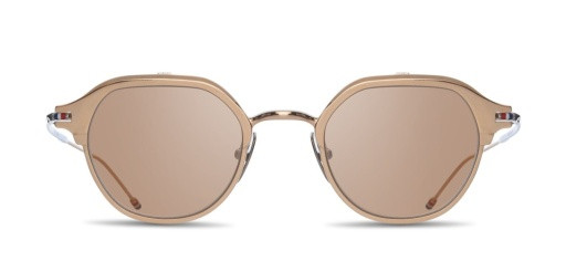 Thom Browne TB-812 Sunglasses, WHITE GOLD