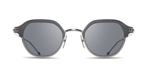 Thom Browne TB-812 Sunglasses, SILVER/BLACK