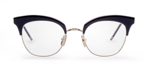 Thom Browne TB-507 Eyeglasses, BLACK/RED/WHITE/BLUE/WHITE GOLD
