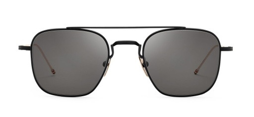 Thom Browne TB-907 Sunglasses, BLACK/GOLD
