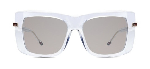 Thom Browne TB-419 Sunglasses, CRYSTAL - WHITE GOLD