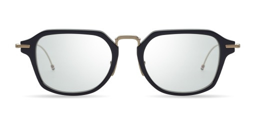 Thom Browne TB-423 Eyeglasses, BLACK - WHITE GOLD
