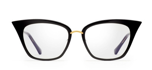 DITA REBELLA Eyeglasses, BLACK/YELLOW GOLD