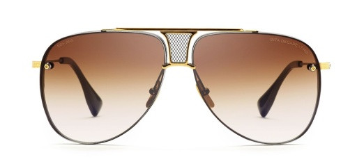 DITA DECADE-TWO Sunglasses, BLACK/YELLOW GOLD