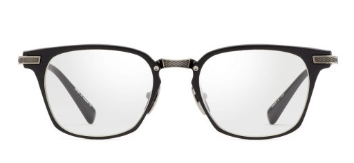 DITA UNION Eyeglasses, BLACK/WHITE GOLD