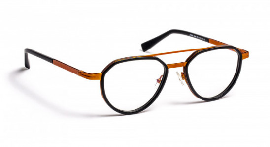 J.F. Rey JF2965 Eyeglasses, MATT BLACK/ORANGE (0060)