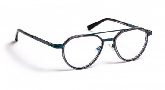 J.F. Rey JF2965 Eyeglasses, STRIPES BLACK/GREEN (0545)