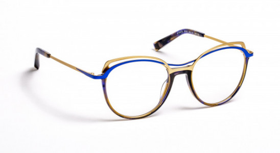J.F. Rey JF2972 Eyeglasses, BLUE/BROWN/GOLD (2550)