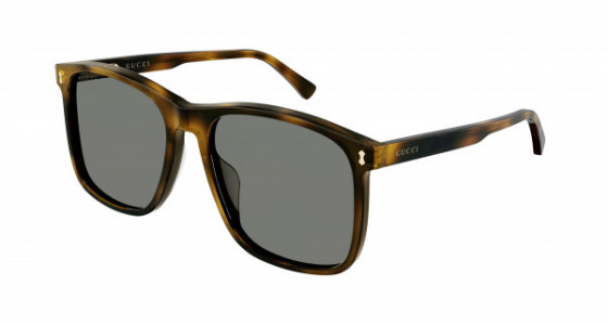 Gucci GG1041S Sunglasses, 002 - HAVANA with GREY lenses