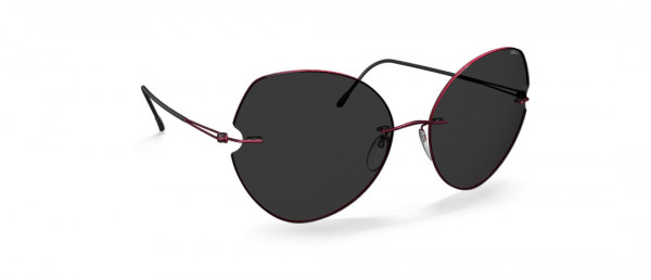 Silhouette Rimless Shades 8182 Sunglasses, 3640 SLM Grey