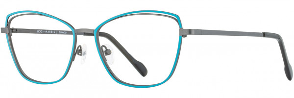 Scott Harris Scott Harris 806 Eyeglasses, 2 - Turquoise / Graphite