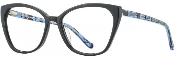Cinzia Designs Cinzia Ophthalmic 5139 Eyeglasses, 1 - Black / Sky Demi