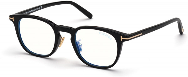 Tom Ford FT5725-D-B Eyeglasses, 001 - Shiny Black