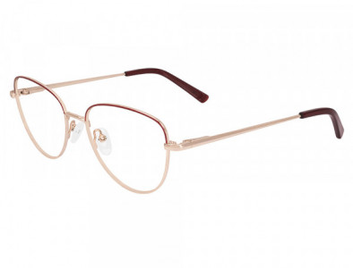 Port Royale SHERRY Eyeglasses, C-1 Crimson/Rose Gold