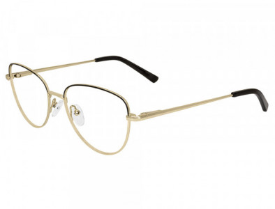 Port Royale SHERRY Eyeglasses, C-3 Ebony/Yellow Gold