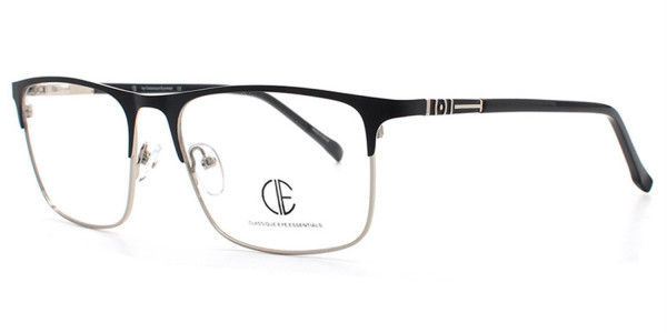 CIE CIE174 Eyeglasses, BLACK/SILVER (1)
