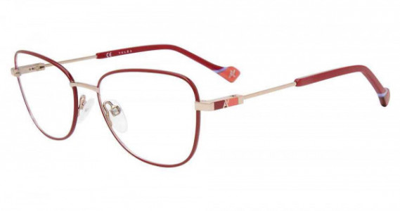 Yalea VYA023L Eyeglasses, RED (0E59)