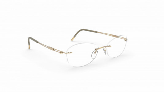 Silhouette TNG Crystals KF Eyeglasses, 7520 Crystal Gold