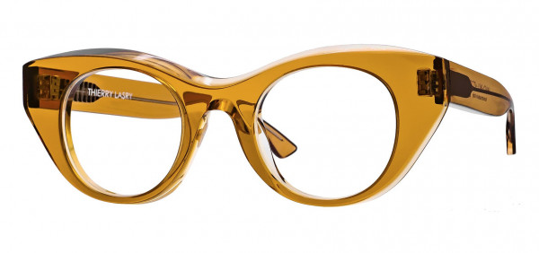Thierry Lasry VANITY Eyeglasses, Translucent Yellow