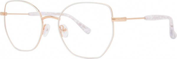 Kensie Topic Eyeglasses, White