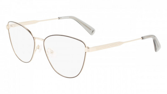 Longchamp LO2149 Eyeglasses, (728) GOLD/BLACK