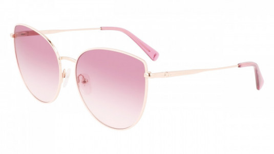 Longchamp LO158S Sunglasses, (729) ROSE GOLD/ROSE