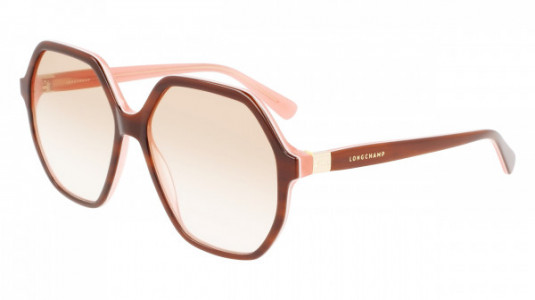 Longchamp LO707S Sunglasses, (208) HAVANA/ROSE