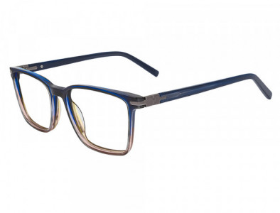 Club Level Designs CLD9336 Eyeglasses, C-1 Blue/Brown