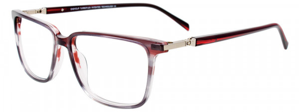 EasyClip EC589 Eyeglasses, 010 - Brown & Grey Gradient
