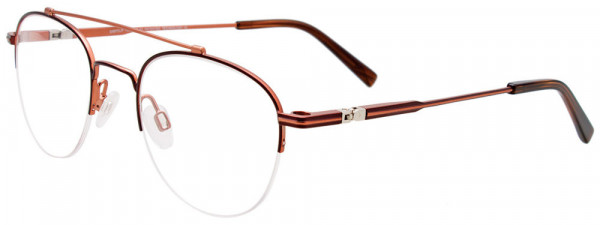 EasyClip EC594 Eyeglasses, 010 - Brown & Copper