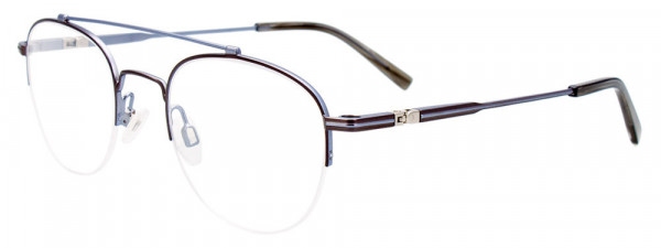 EasyClip EC594 Eyeglasses, 020 - Grey & Light Blue