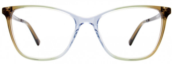 Takumi TK1197 Eyeglasses, 010 - Gradient Blue & Green & Brown/Brown