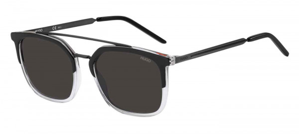 HUGO HG 1124/S Sunglasses, 07C5 BLACK CRYSTAL