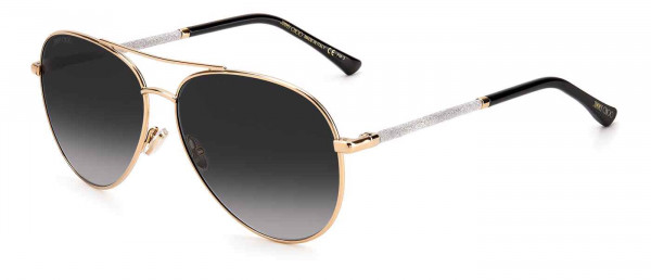 Jimmy Choo DEVAN/S Sunglasses, 0RHL GOLD BLACK