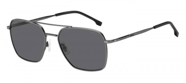HUGO BOSS Black BOSS 1414/S Sunglasses, 0R80 MATTE RUTHENIUM