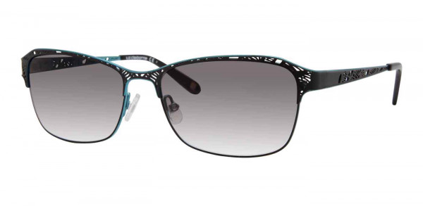 Liz Claiborne L 577/S Sunglasses, 0ETJ BLACK TEAL