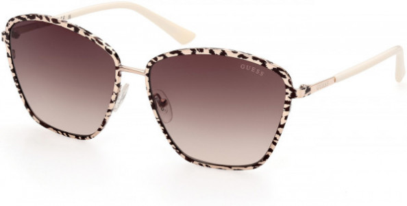Guess GU7848 Sunglasses, 33F - Gold/other / Gradient Brown
