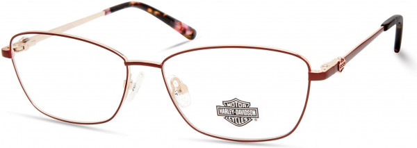 Harley-Davidson HD0560 Eyeglasses, 070 - Matte Bordeaux