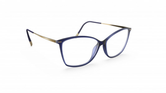 Silhouette Illusion Lite Full Rim 1598 Eyeglasses, 4530 Trusty Blue