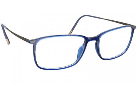 Silhouette Illusion Lite Full Rim 1598 Eyeglasses, 4560 Trusty Blue